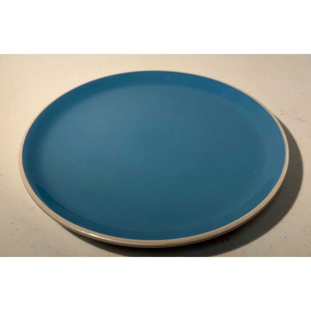 Oneida Color Burst Dinner Plate Blue - EUC